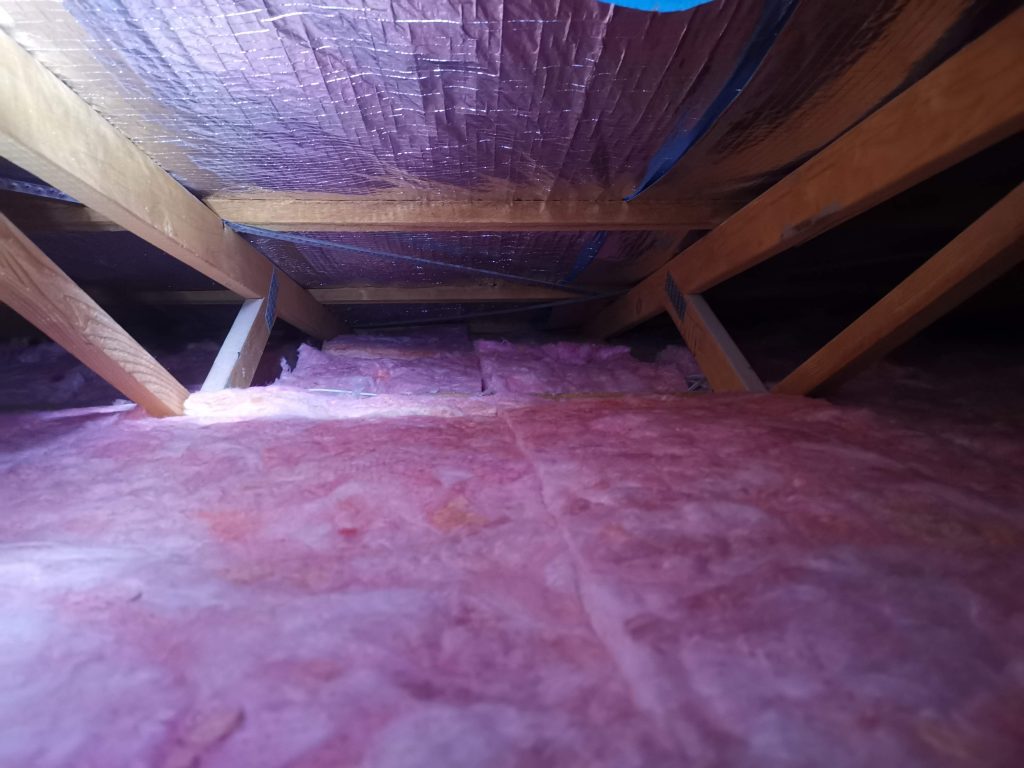 Ceiling Insulation Installed by a professional from Healthy Homes Tasmania