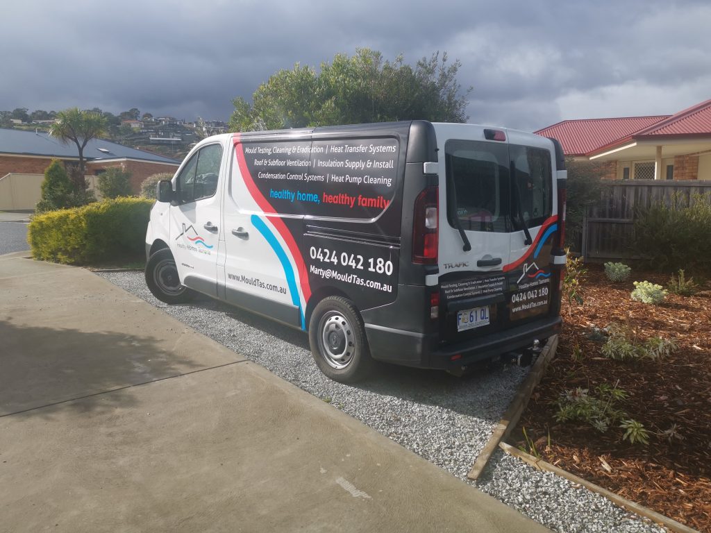Healthy Homes Tasmania Work Vehicle
